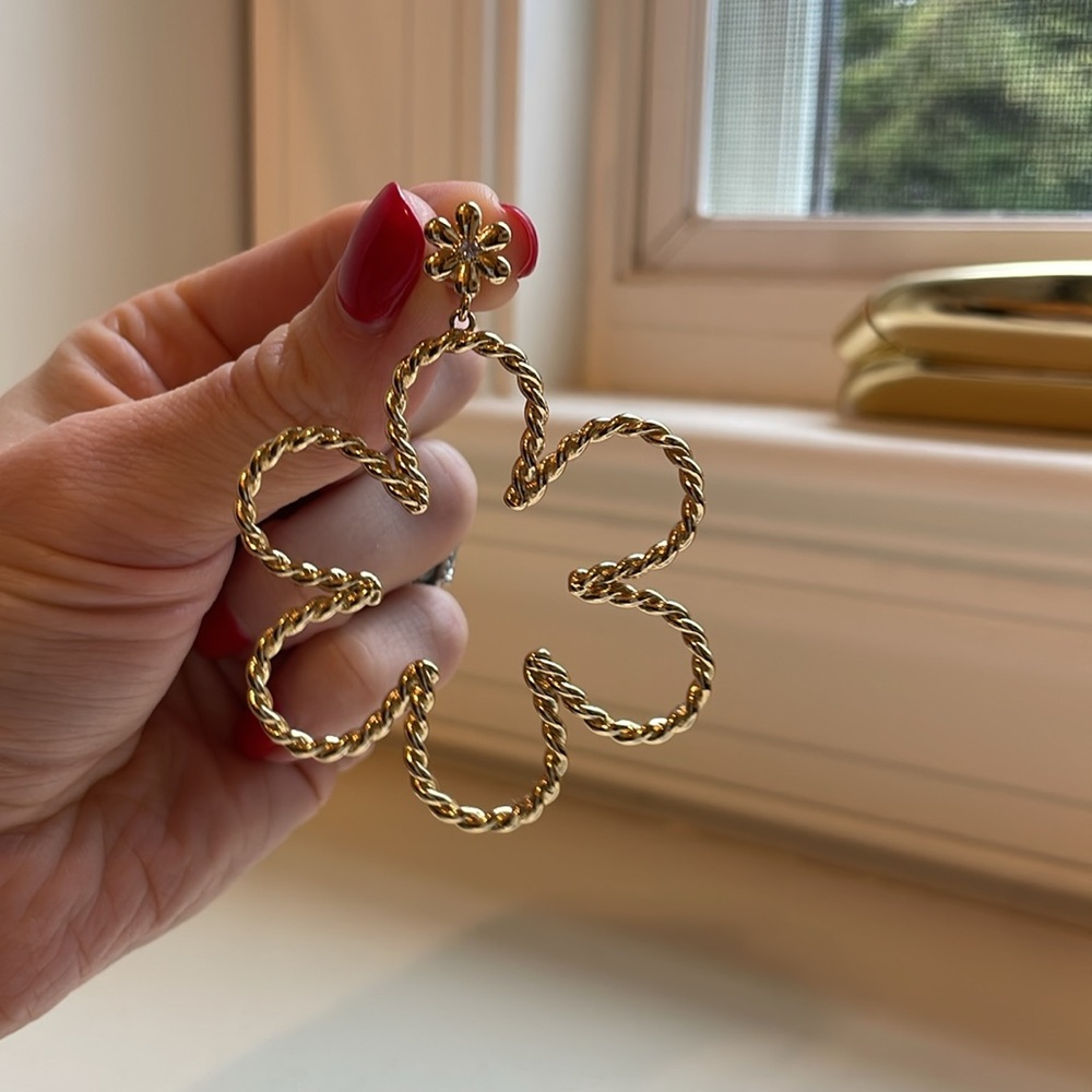 Daisy rope earrings - Picture 4 of 5